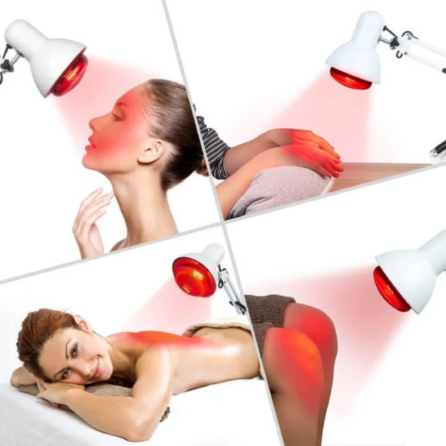 Red Light Therapy Infrared Lamp with Stand