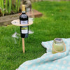 SipN'Fold™ | Foldable picnic table with wine holder