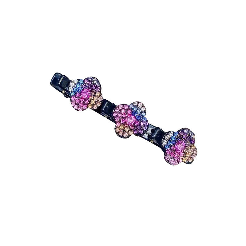 50% Off - RadiantPetal - Hair clip with crystal flower - Last day discount