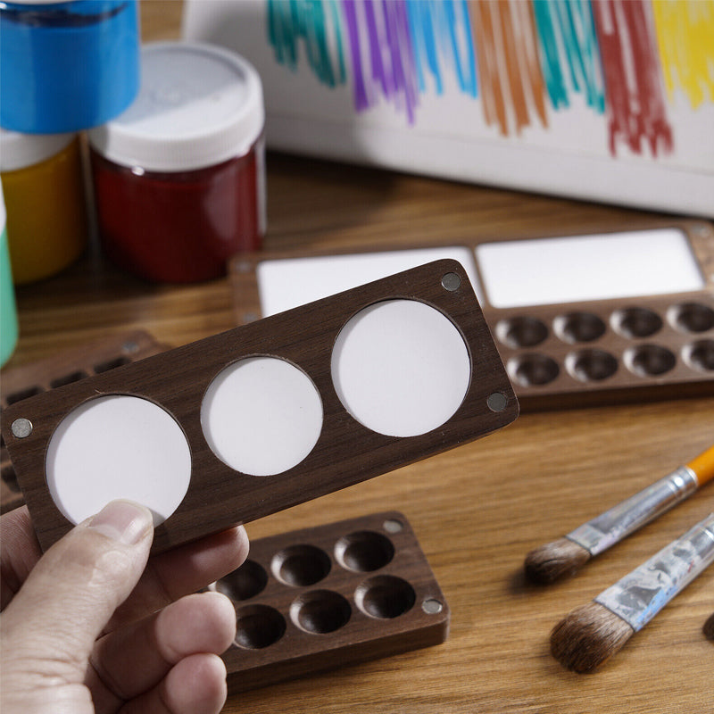 50% OFF | GoPalette - Portable Walnut Watercolor Palette [Last day discount]