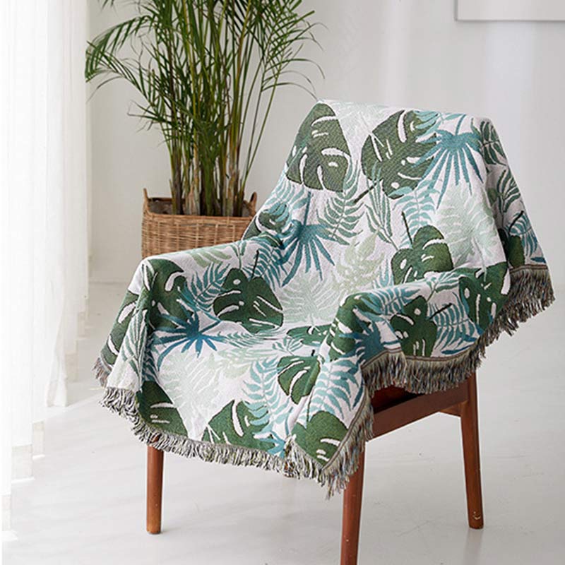 Sofa throw with fringes - High-quality sofa covers for an elegant look