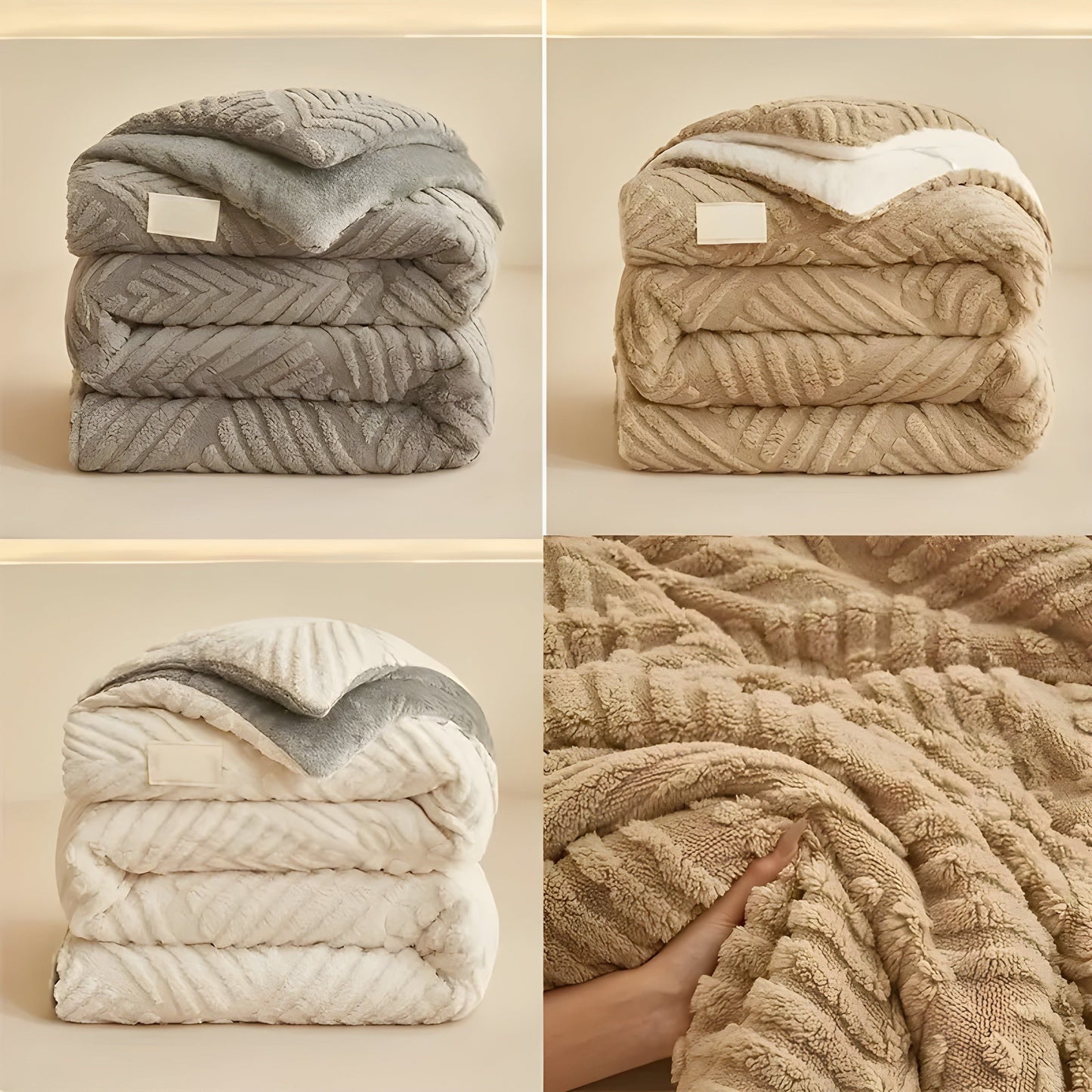 Ultra-soft maple leaf all-season blanket