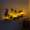 50% Off - MelodyGlow - Candlestick with musical notes - Last day discount