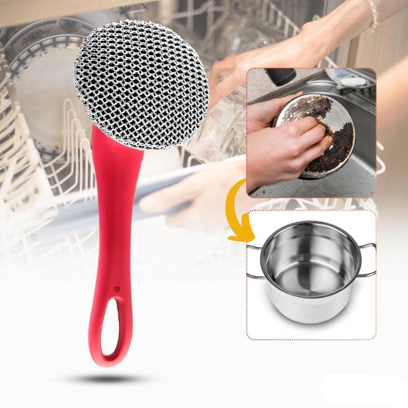 50% off - ProClean - Kitchen brush with long stainless steel handle - Limited discount