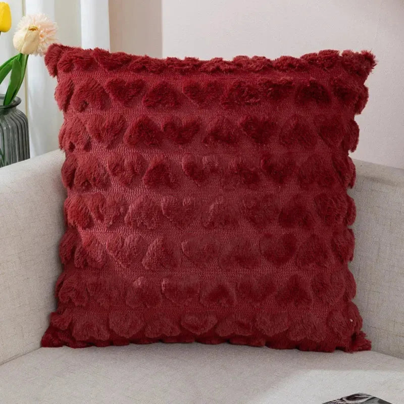 Plush pillowcase