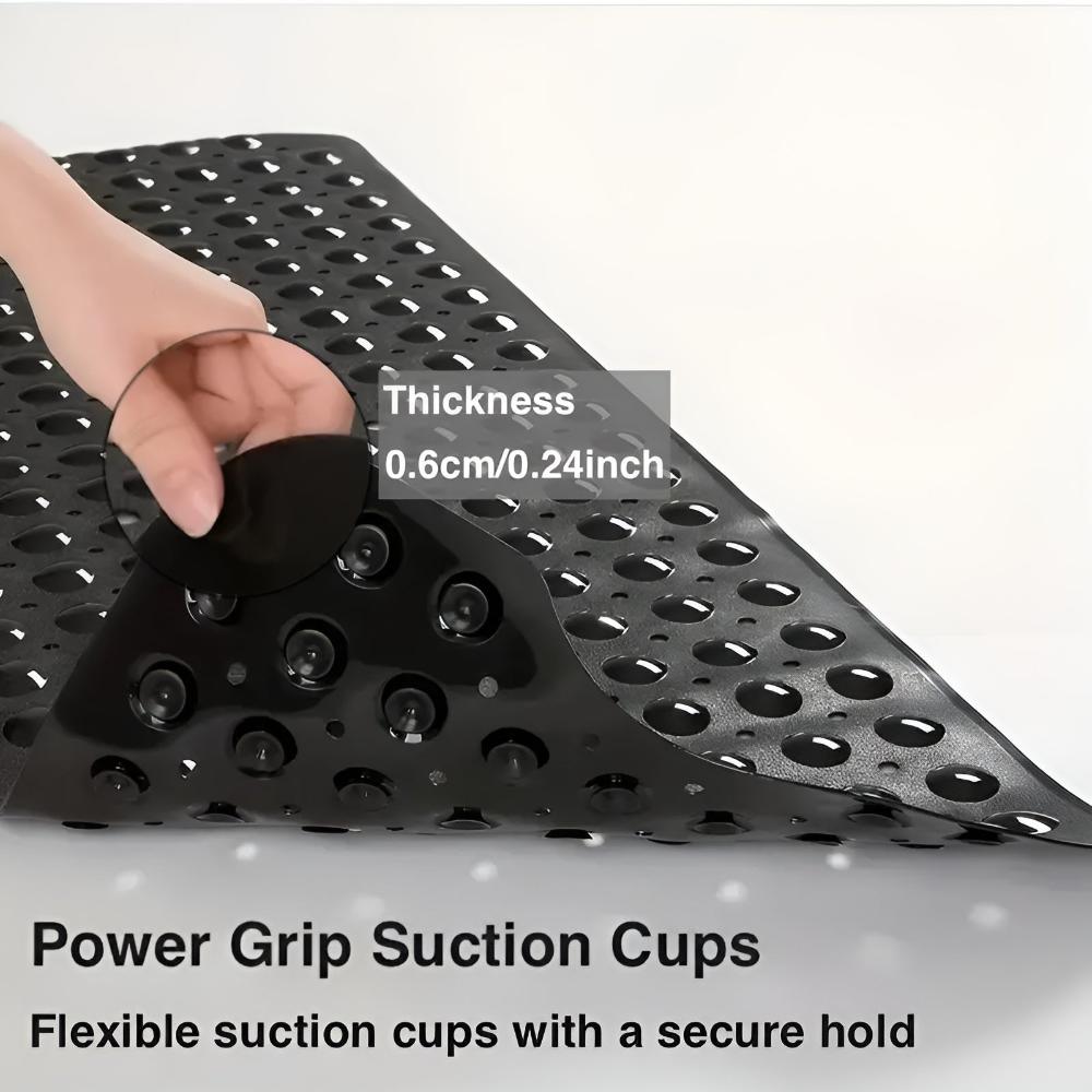 Non-Slip Bathtub Mat with 200 Suction Cups for Enhanced Safety