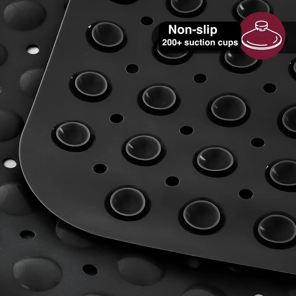 Non-Slip Bathtub Mat with 200 Suction Cups for Enhanced Safety