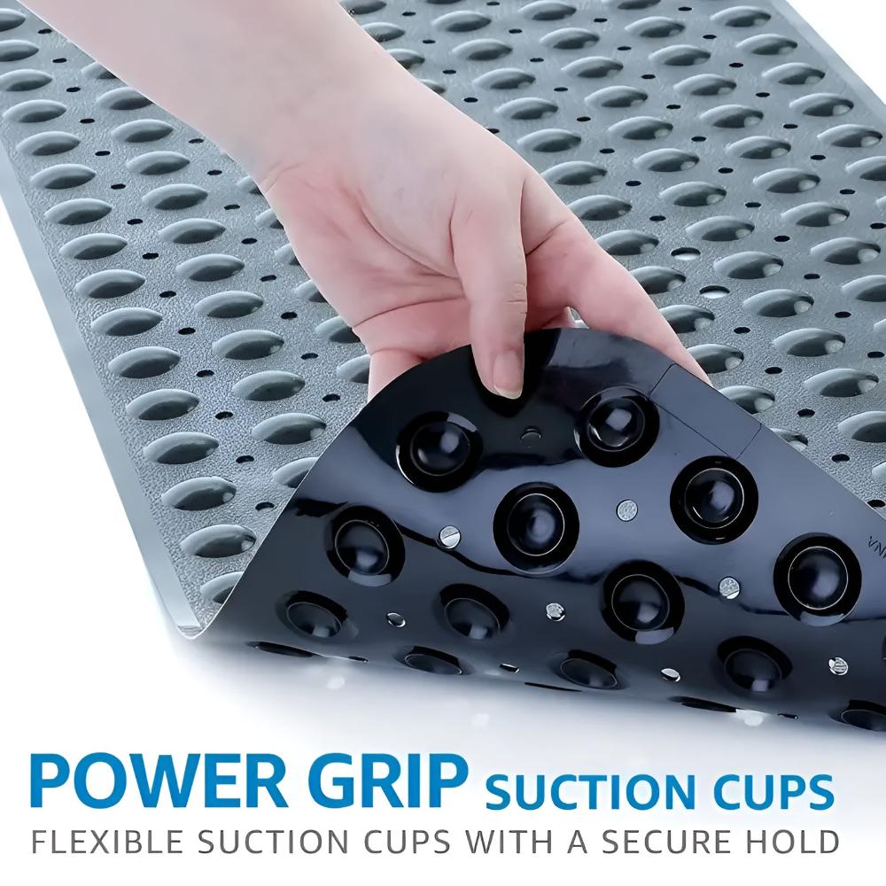 Non-Slip Bathtub Mat with 200 Suction Cups for Enhanced Safety