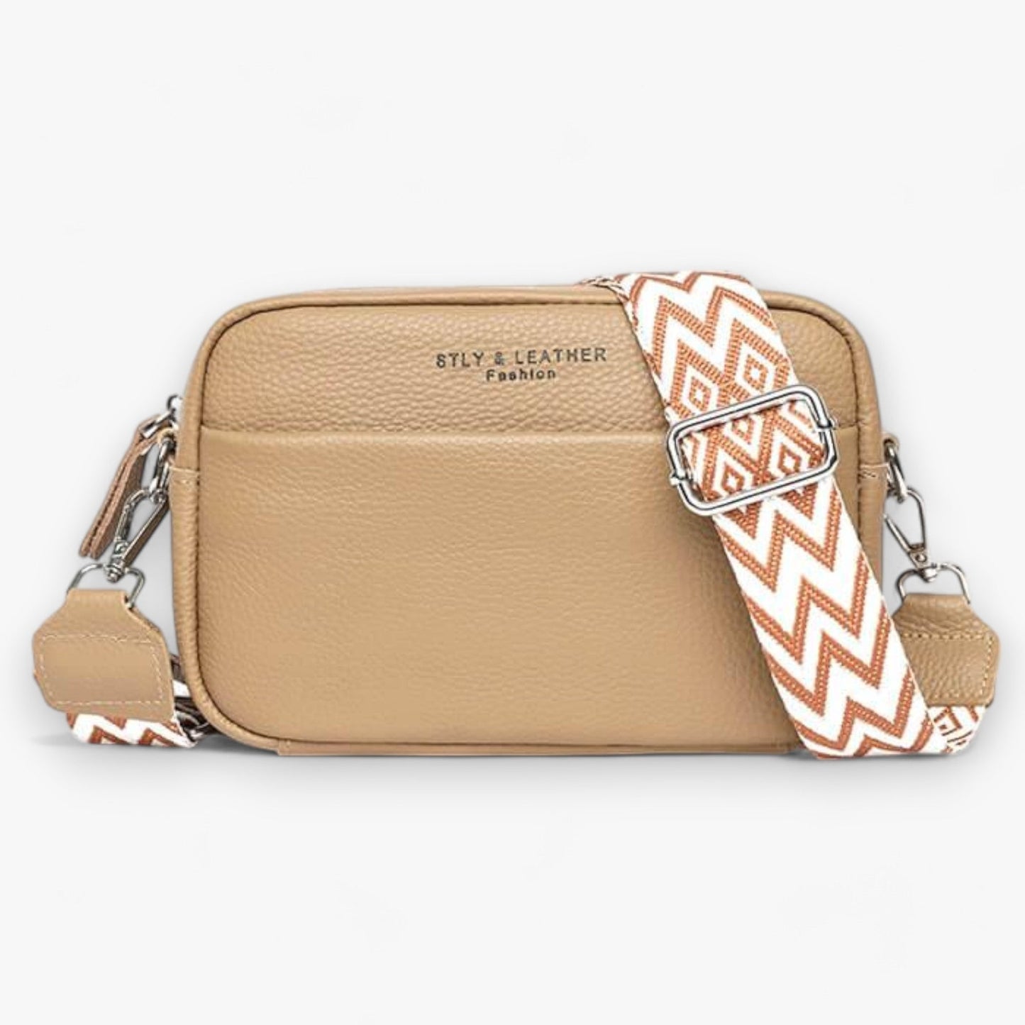 Black Crossbody Bag – Elegant PU Leather, Lightweight & Hands-Free Design