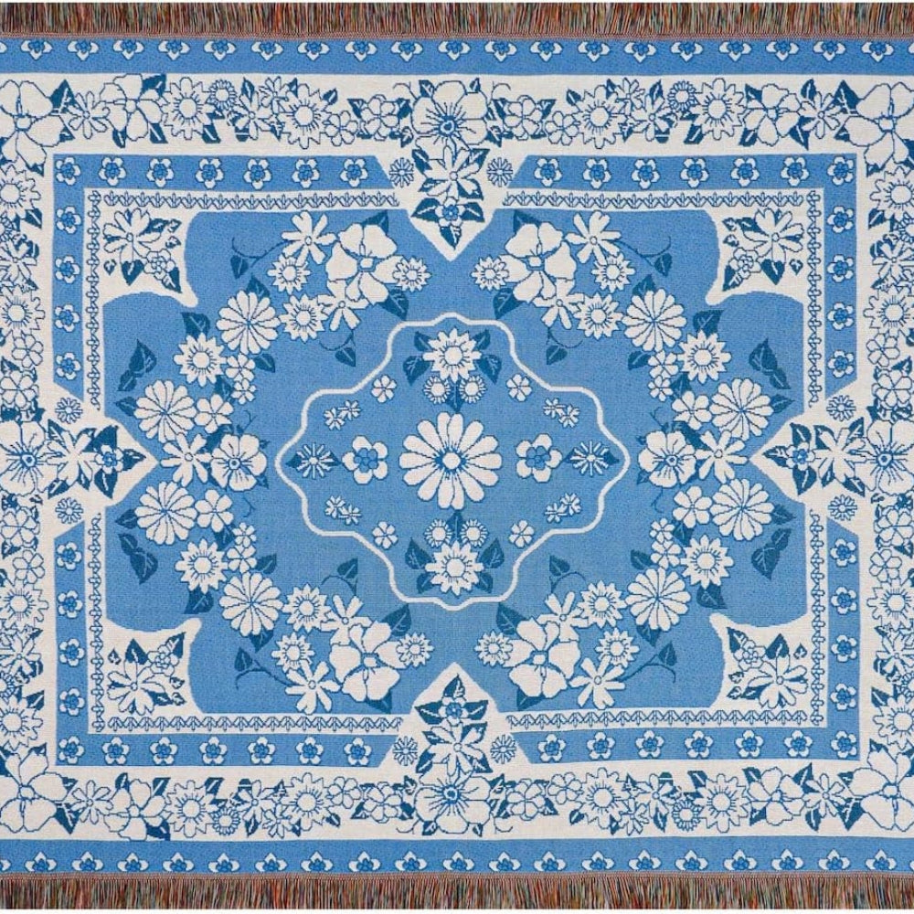 Boho Travel Blanket – Lightweight Microfiber Outdoor Throw for Beach & Camping