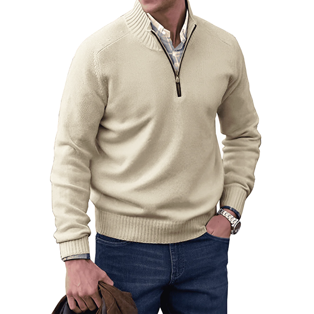 50% off - ClassyZip - Elegant pullover with zip - Limited Discount