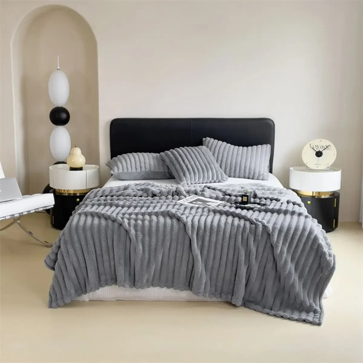 50% off - StripeSnug - Cosy thick striped blanket - Limited discount