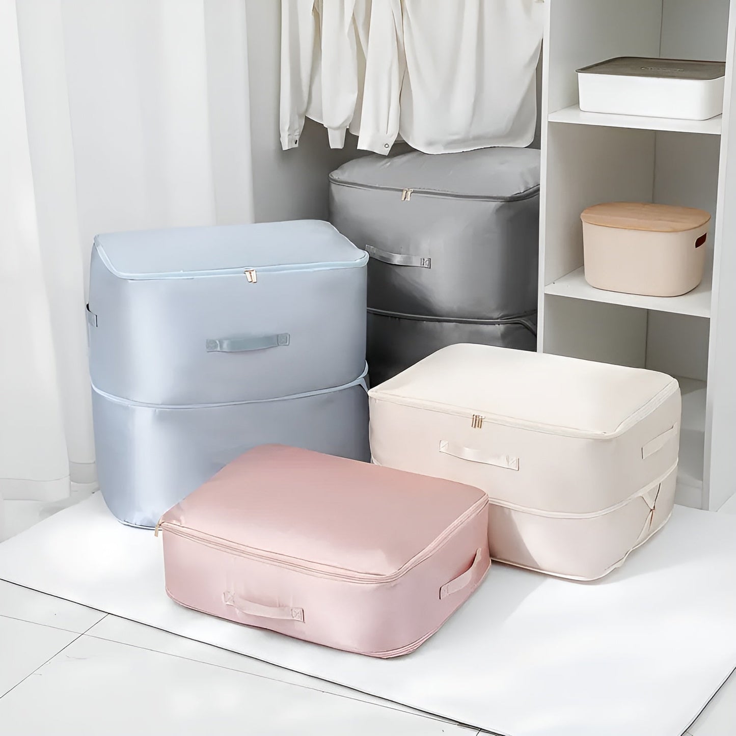 Compression Vacuum Storage Bags – Space-Saving, Airtight & Reusable