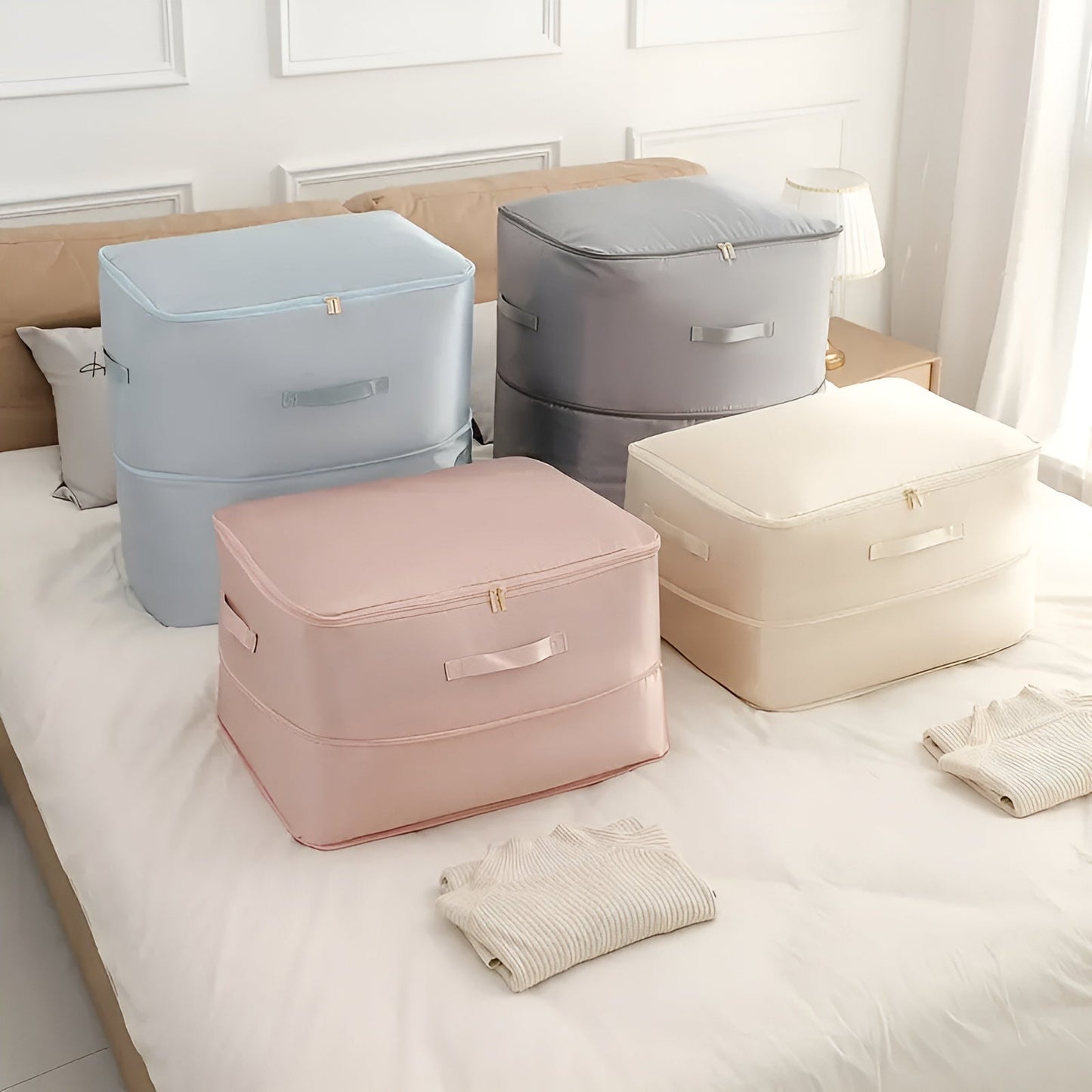 Compression Vacuum Storage Bags – Space-Saving, Airtight & Reusable