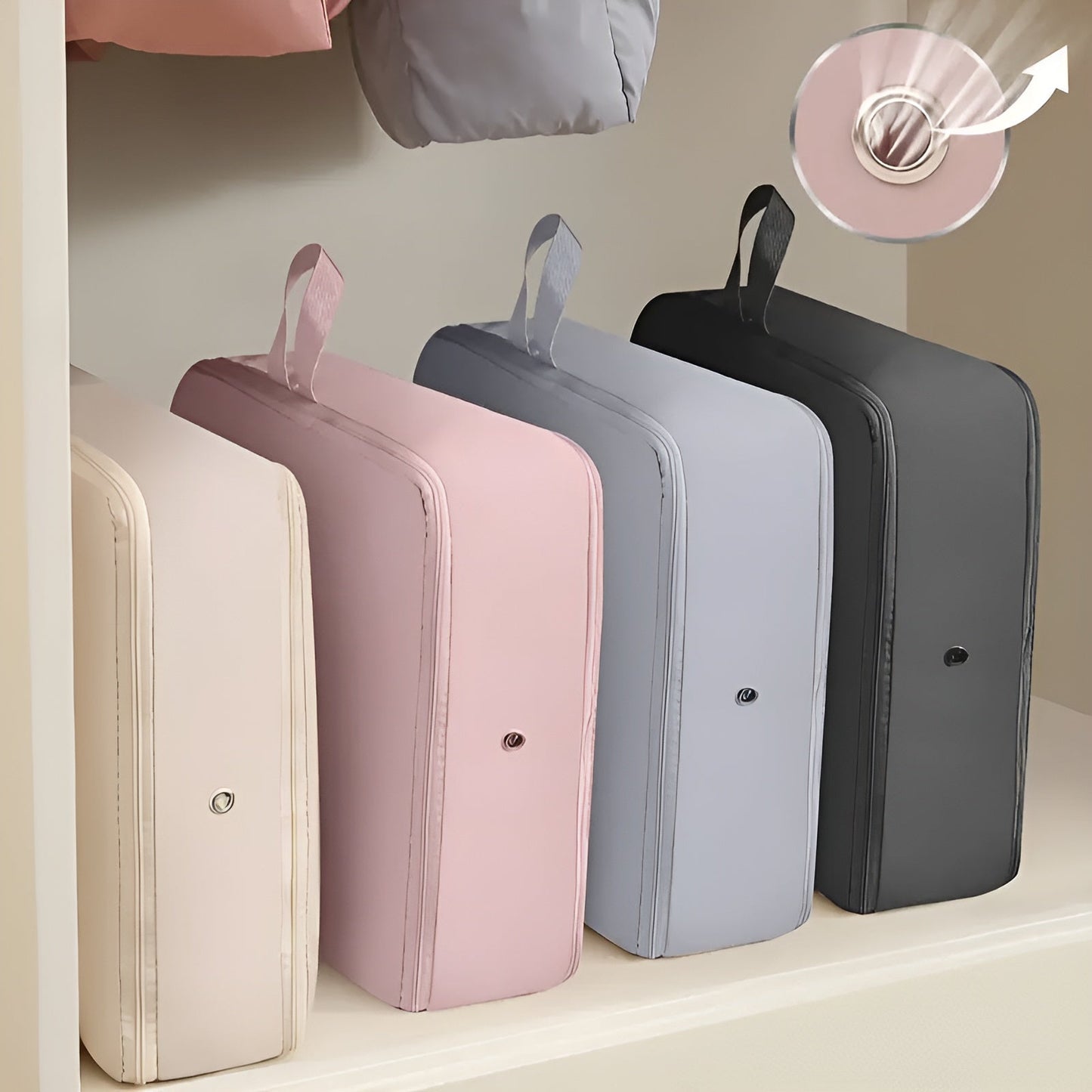 Compression Vacuum Storage Bags – Space-Saving, Airtight & Reusable