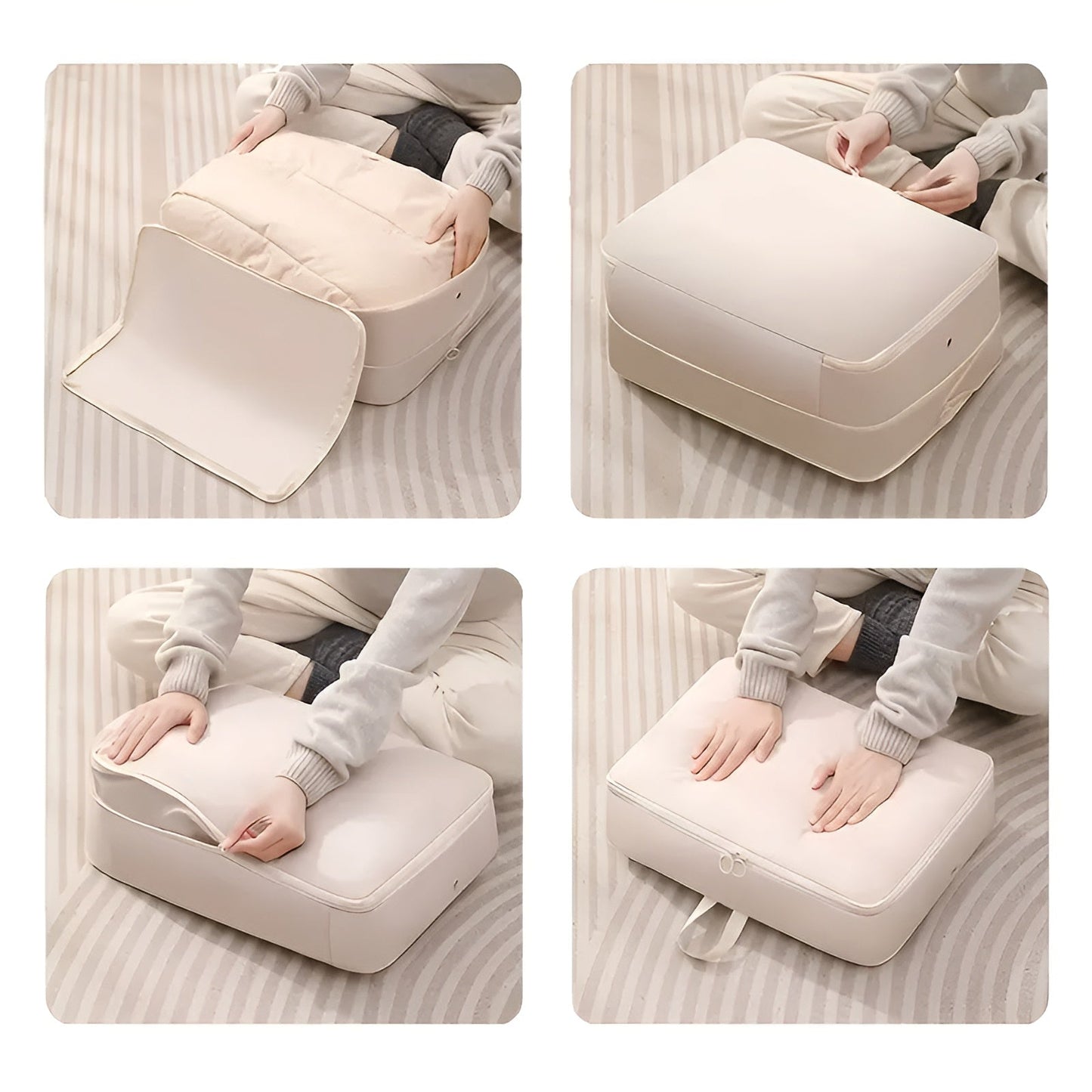 Compression Vacuum Storage Bags – Space-Saving, Airtight & Reusable