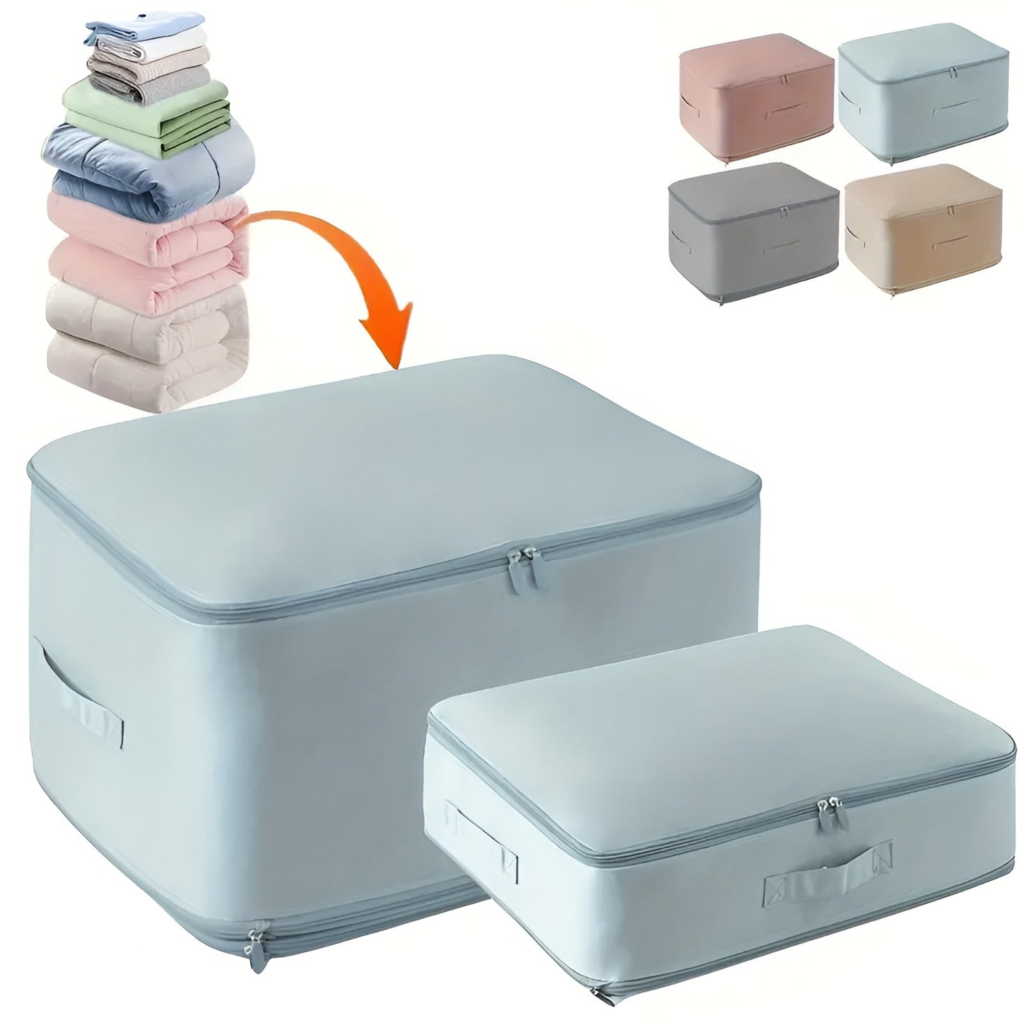 Compression Vacuum Storage Bags – Space-Saving, Airtight & Reusable