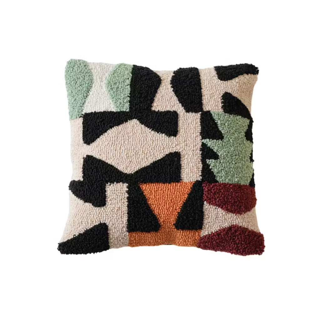 Contemporary Embroidered Sofa Cushion Covers in Soft Microfiber Blend with Loop Velvet Design – Stylish Home Decor 5