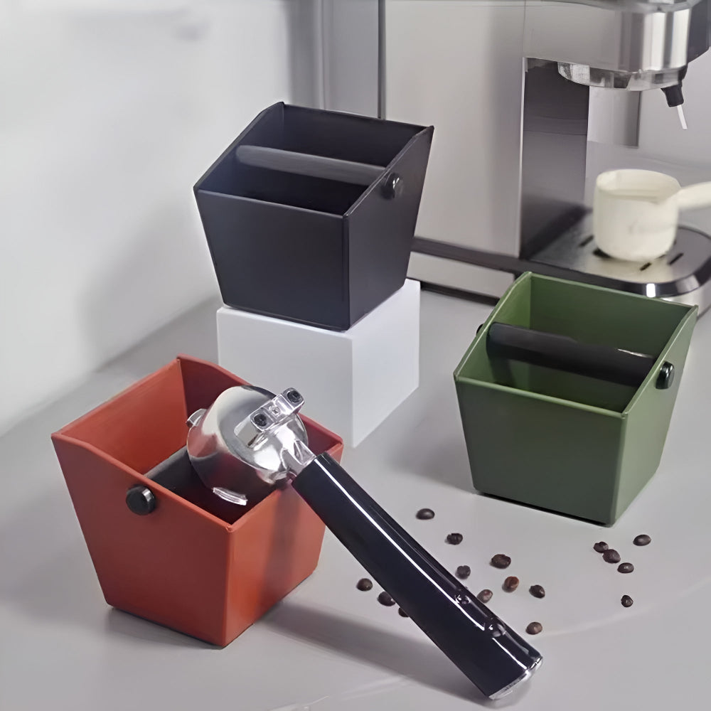 Espresso Coffee Knock Box – Durable ABS Construction, Modern Design, Non-Slip Base, Perfect Espresso Accessories for Home and Cafés 2