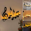 50% Off - MelodyGlow - Candlestick with musical notes - Last day discount