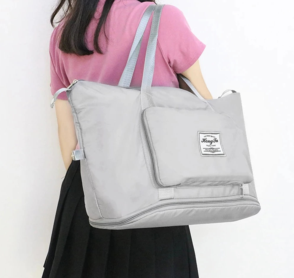 Foldable Travel Bag – Lightweight Carry-On, Expandable with Multi-Pocket Design