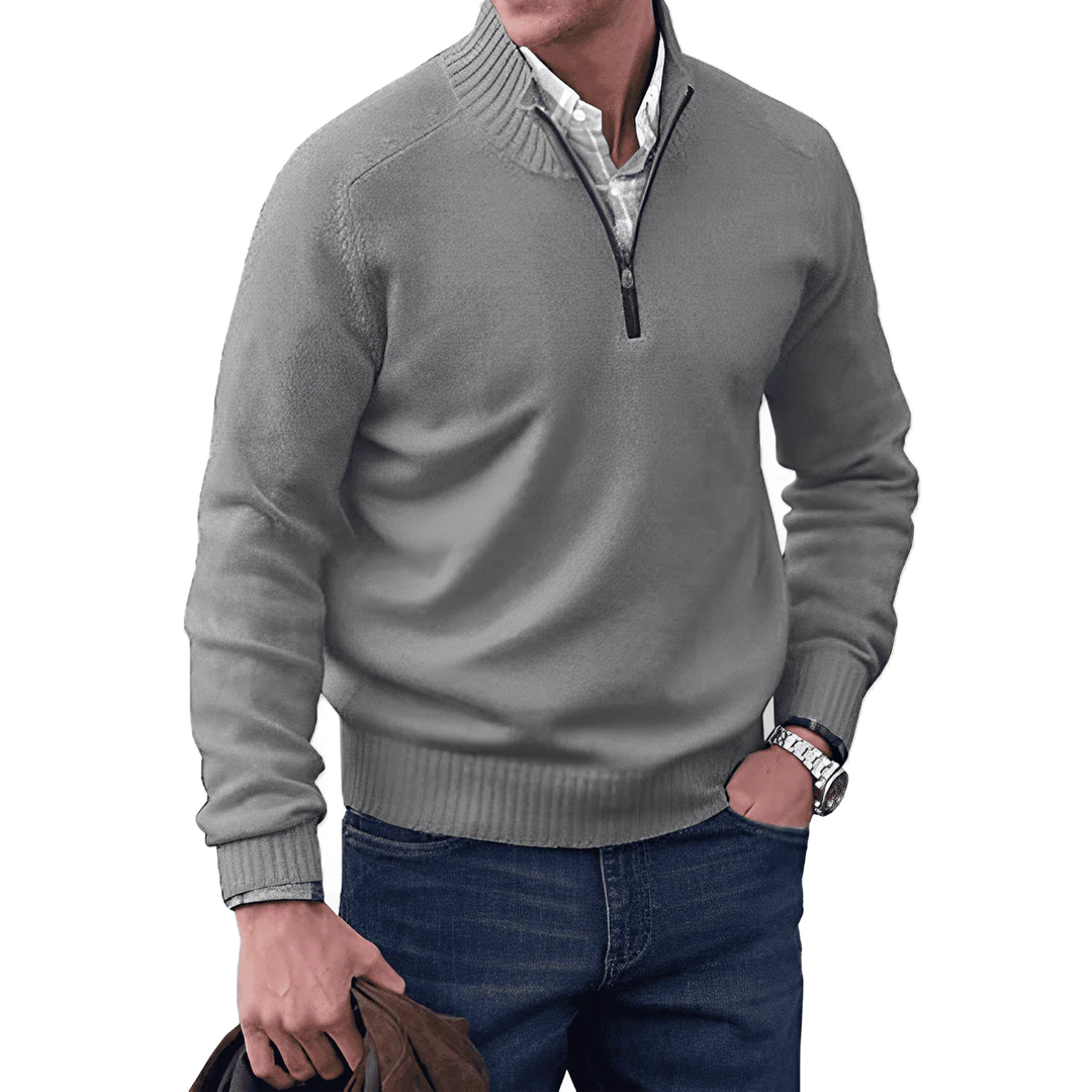 50% off - ClassyZip - Elegant pullover with zip - Limited Discount