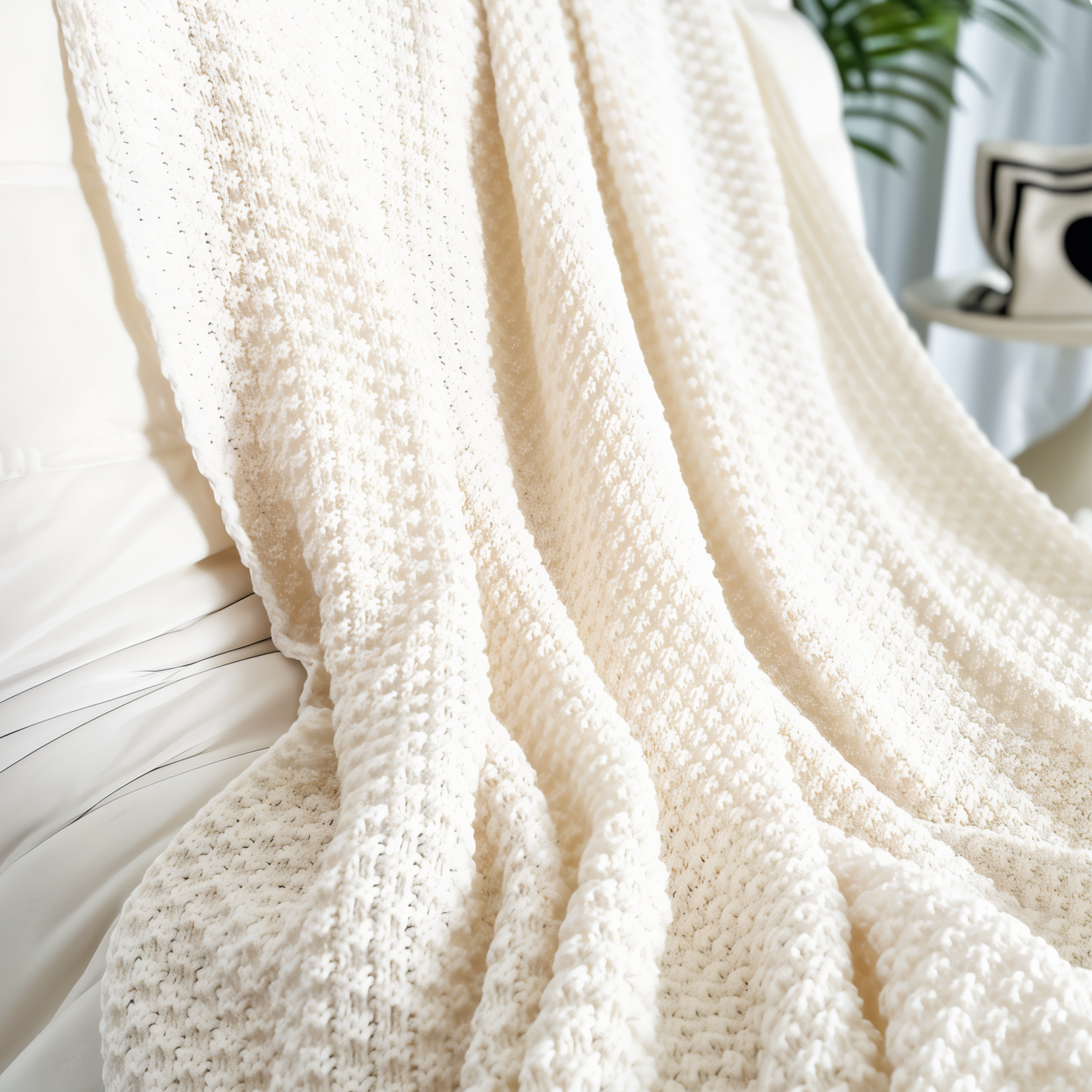 Cozy Fleece Knit Blanket for Year-Round Comfort