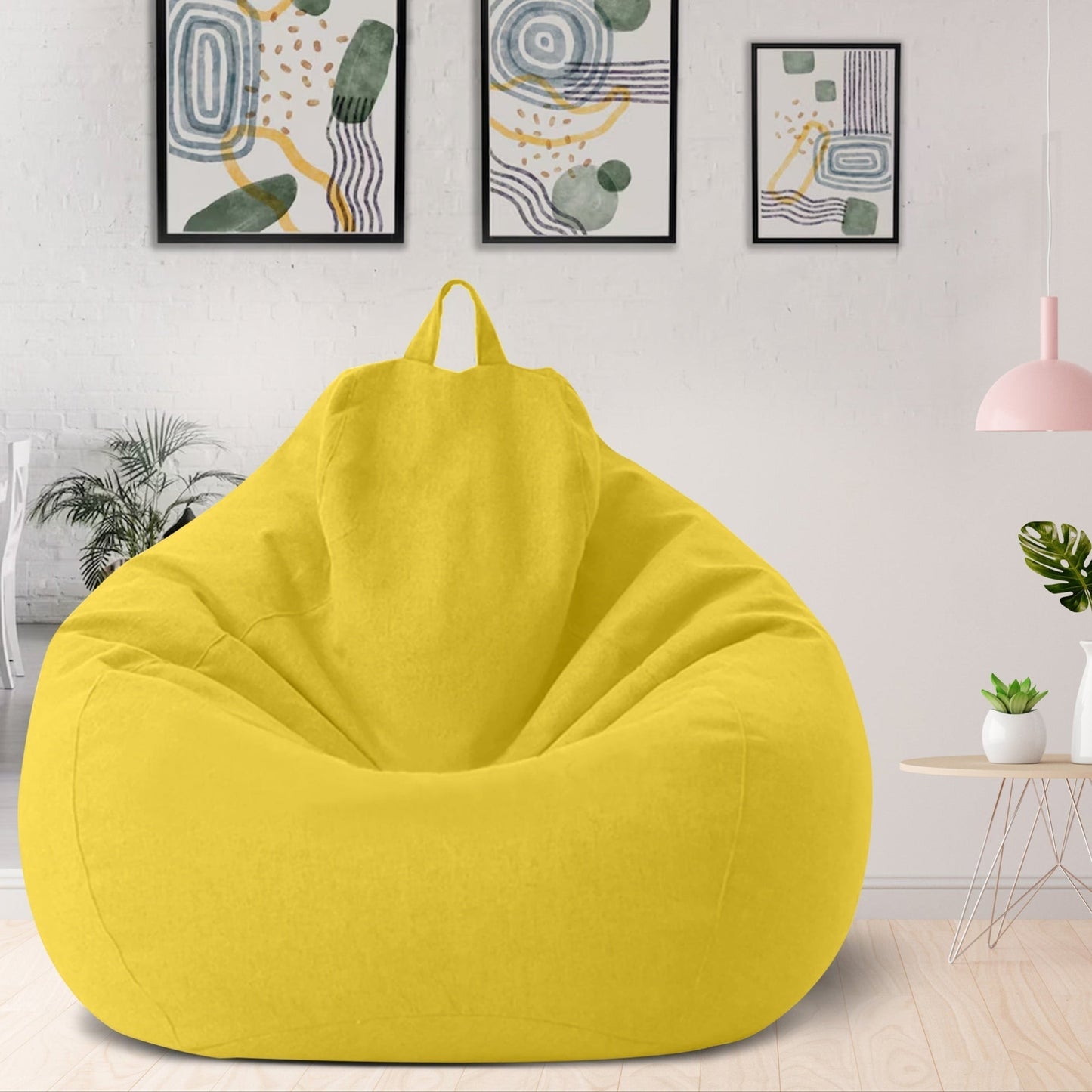 Linen Bean Bag Chair – Ergonomic Seating