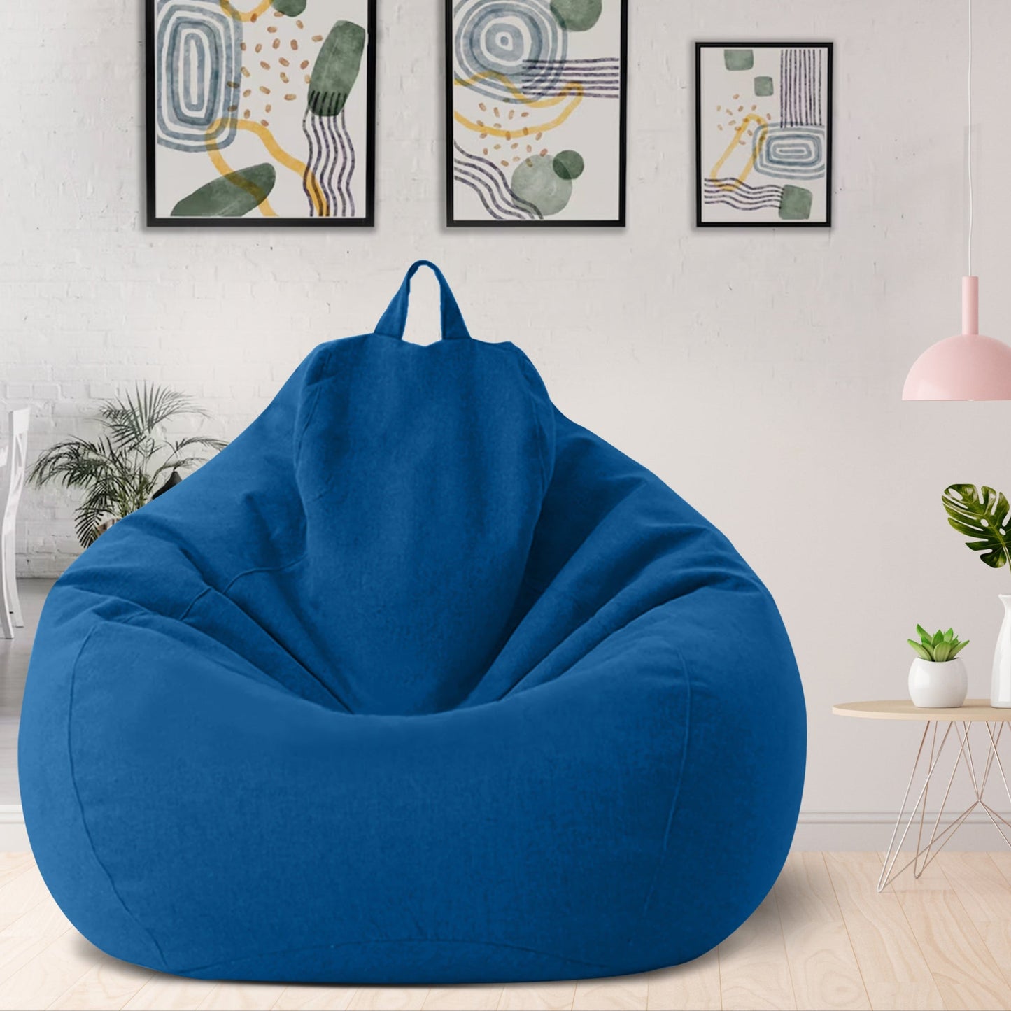 Linen Bean Bag Chair – Ergonomic Seating