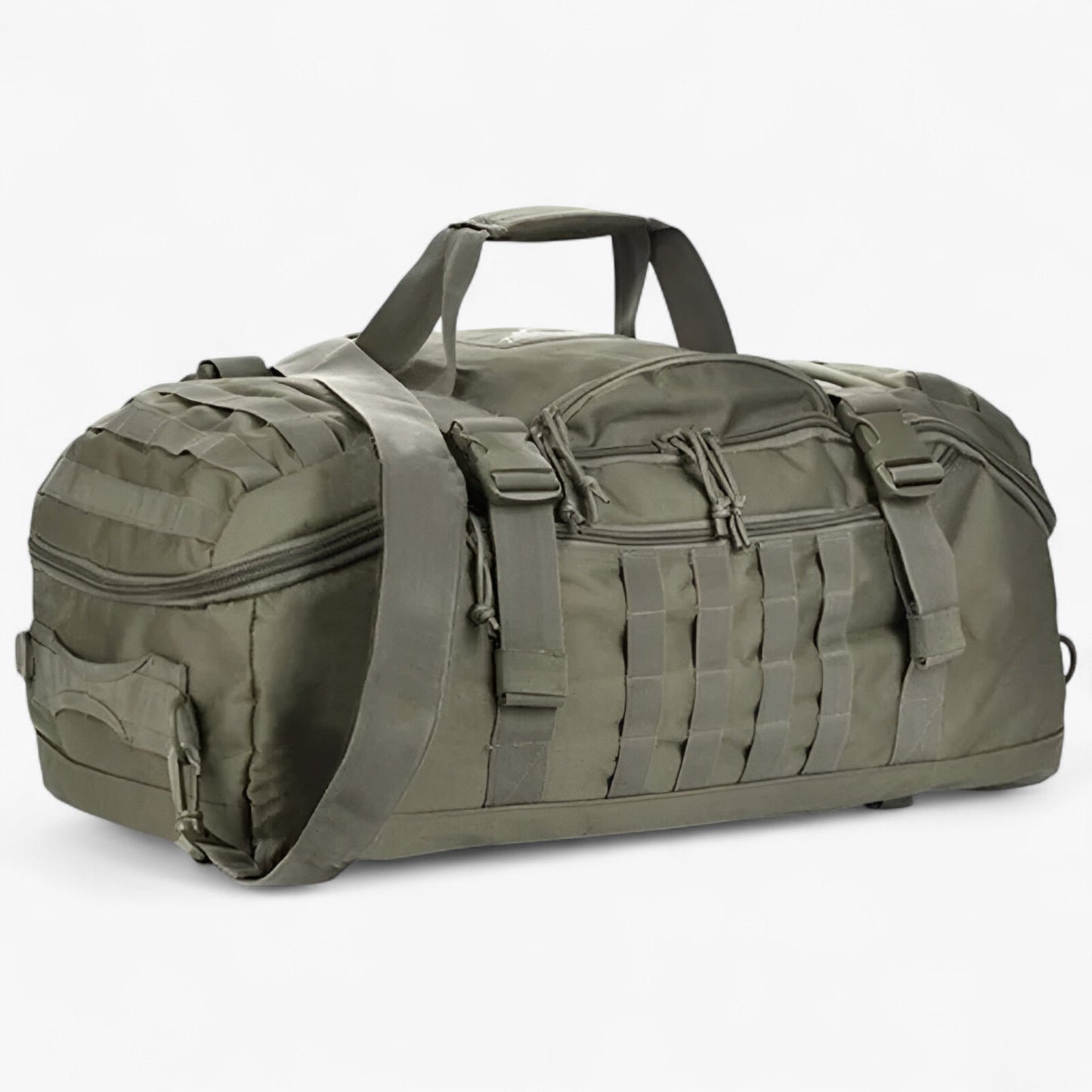 Large Capacity Polyester Travel Duffel Bag with Multi-Pocket Setup