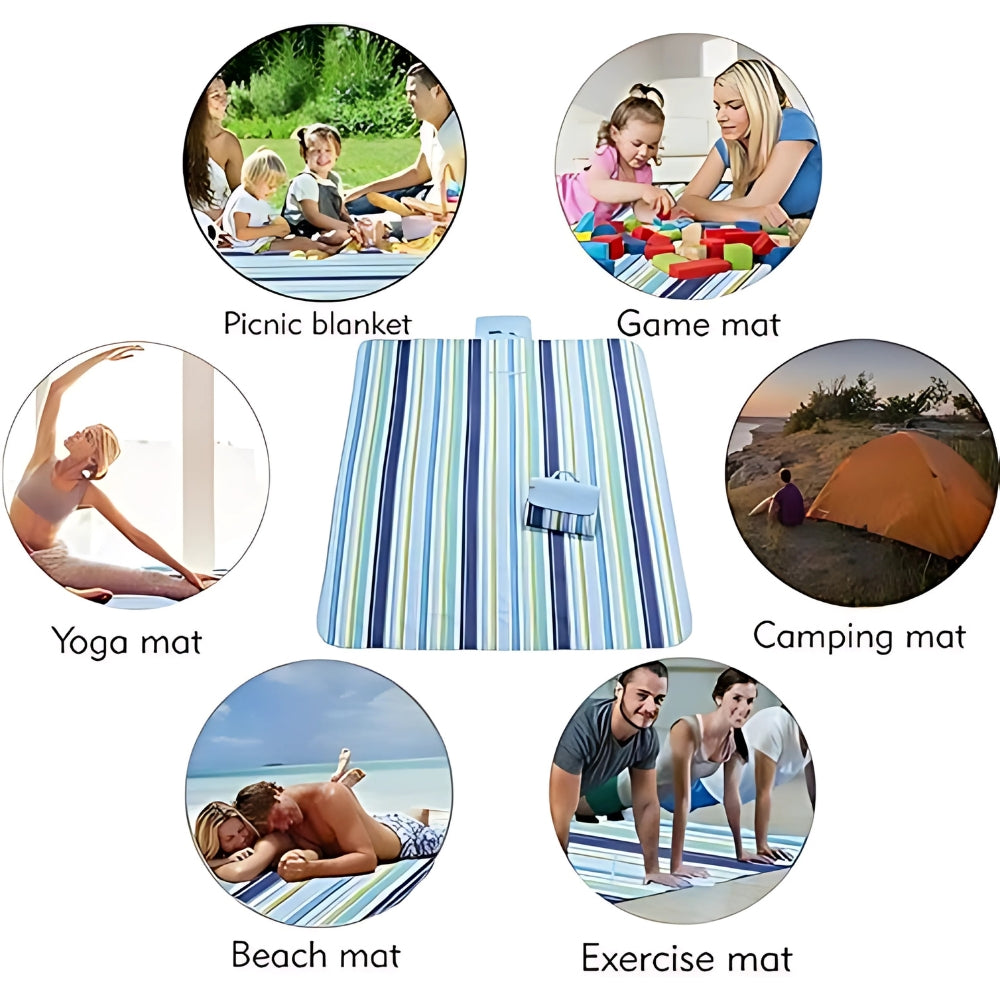 Large Waterproof Picnic Blanket - Sand Proof Outdoor Mat