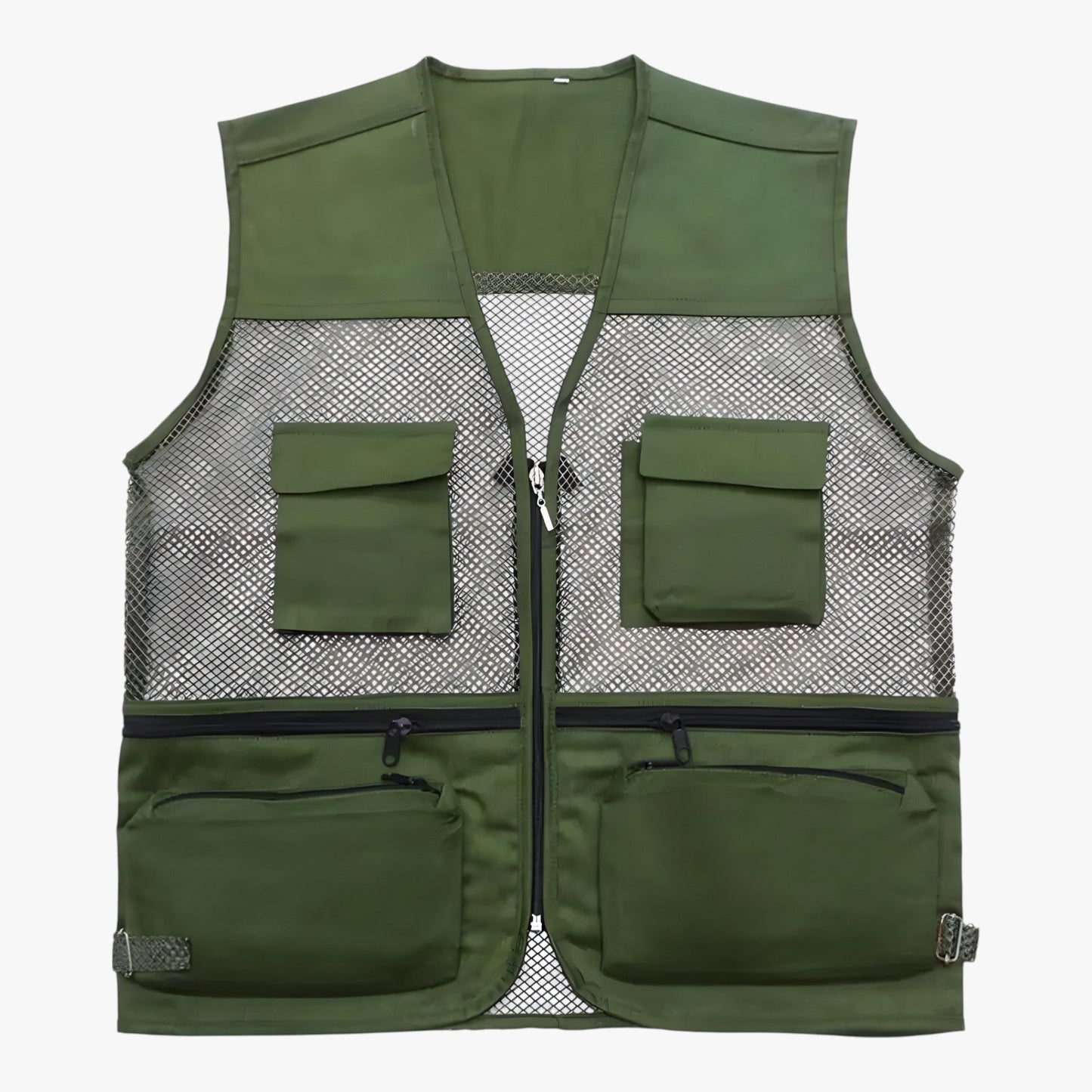 Lightweight Breathable Fishing Vest with Multi-Pocket Design for Men