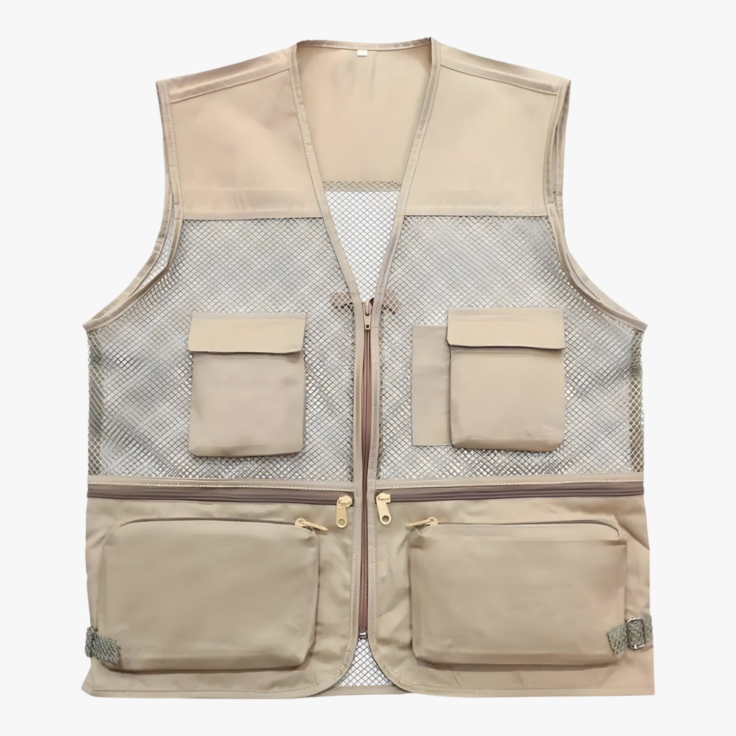 Lightweight Breathable Fishing Vest with Multi-Pocket Design for Men