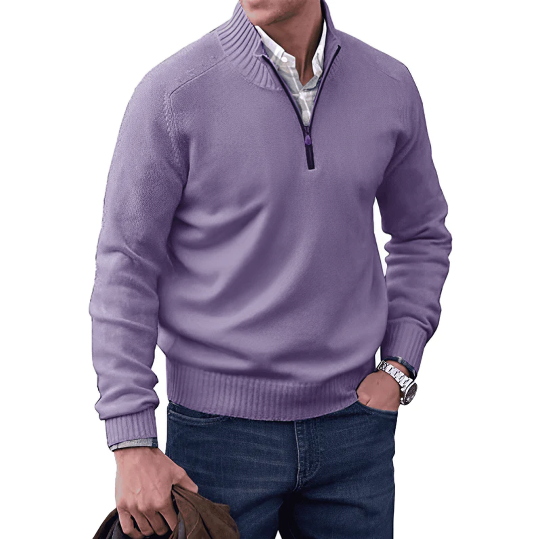 50% off - ClassyZip - Elegant pullover with zip - Limited Discount