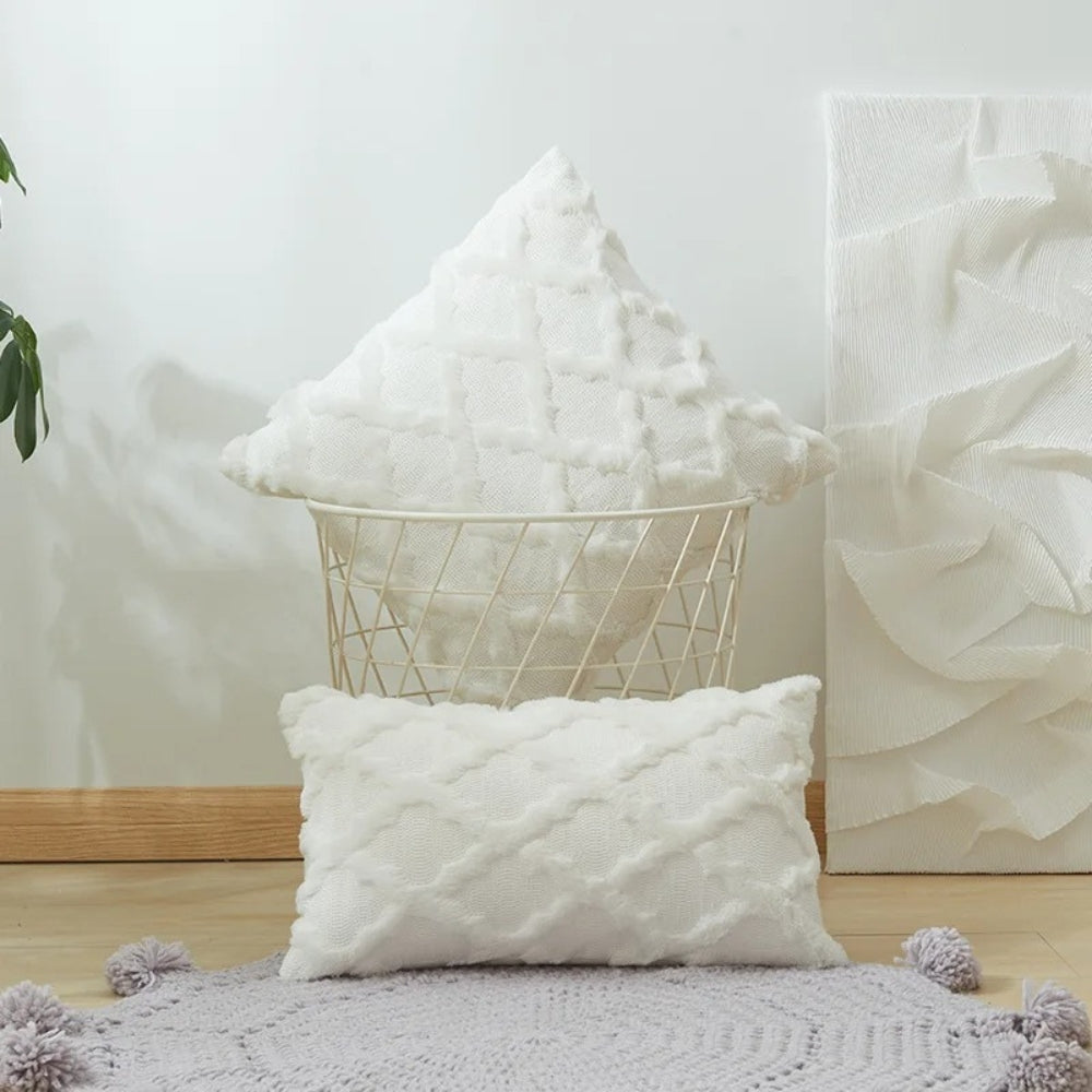 Variant image for Boho Velvet Pillow Cover Set – Soft Touch Geometric Cushion Covers for Elegant Living Spaces-17
