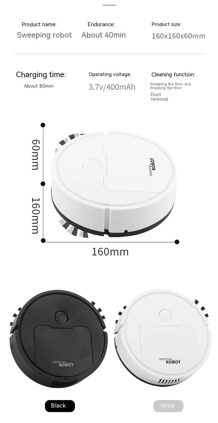 Mini Robot Vacuum Cleaner