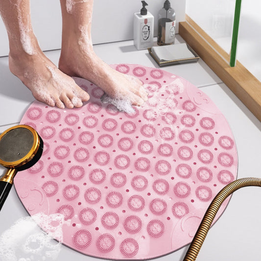 Anti-Slip PVC Shower Mat – Drainage Holes & Textured Comfort