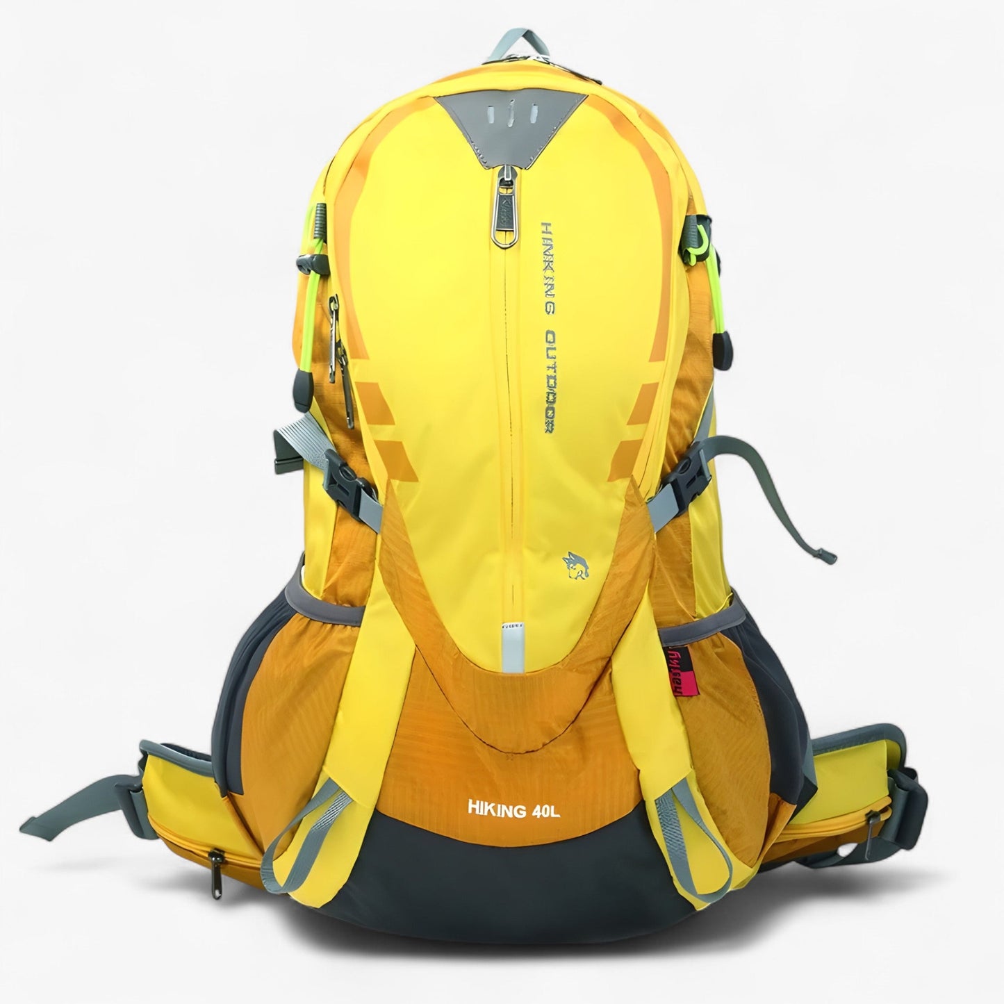 Nylon Hiking Backpack 40L Waterproof with Rain Cover for Outdoor Gear