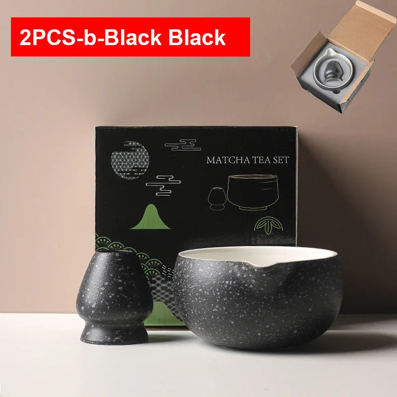 Variant image for Japanese Matcha Bowl Set Green 550ml Ceramic with Spout for Tea Ceremony-11