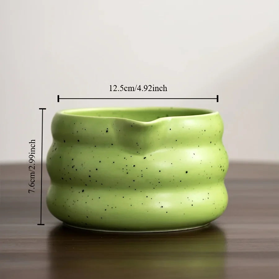 Variant image for Japanese Matcha Bowl Traditional Design 4.5 Inches Ceramic Tea Bowl-3