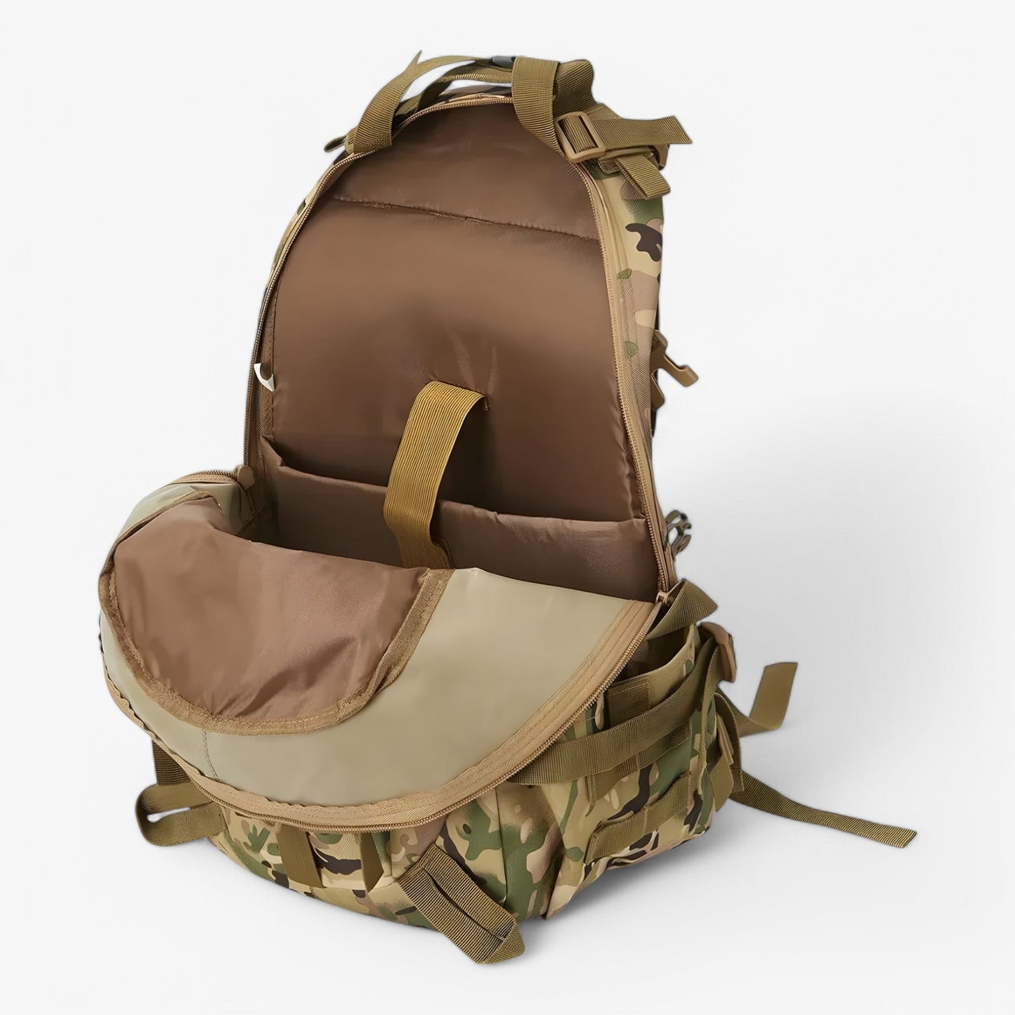 40L Military Tactical Travel Backpack with Ergonomic Design, Multiple Compartments, and Durable Material for Hiking and Camping-3