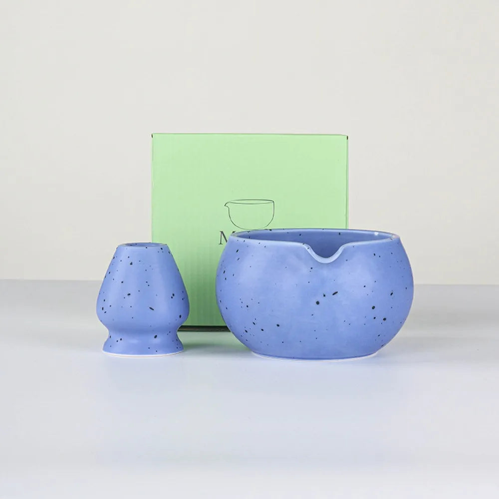 Variant image for Ceramic Matcha Bowl with Spout Traditional Japanese Design 13.5cm Green Tea Serving Chawan-4