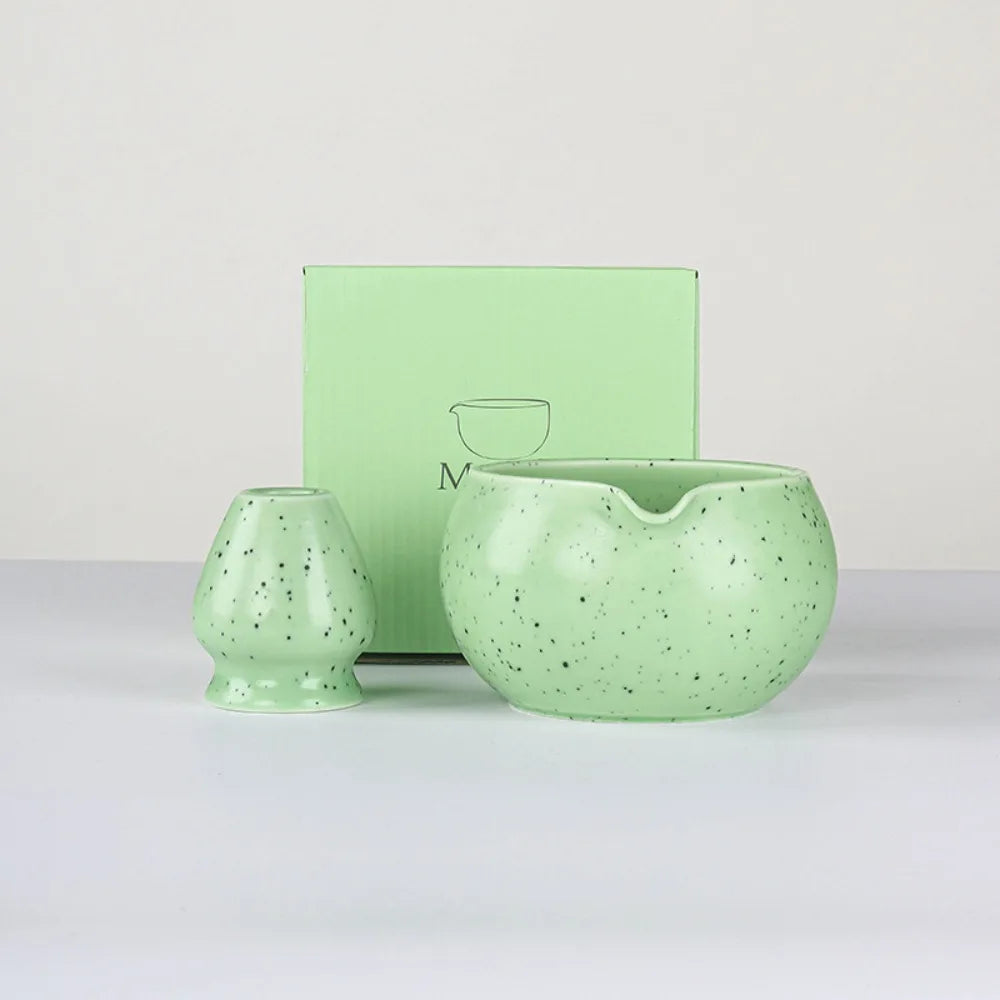 Variant image for Ceramic Matcha Bowl with Spout Traditional Japanese Design 13.5cm Green Tea Serving Chawan-6