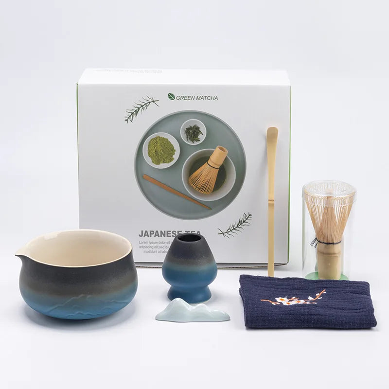 Variant image for Japanese Matcha Tea Set Green Size Standard Ceramic Bamboo-2
