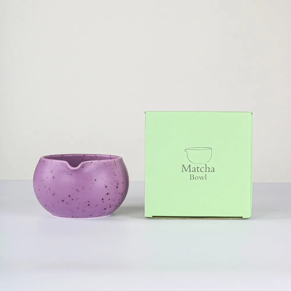 Variant image for Ceramic Matcha Bowl with Spout Traditional Japanese Design 13.5cm Green Tea Serving Chawan-7