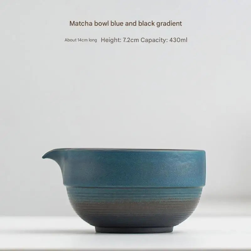 Variant image for Handcrafted Japanese Matcha Bowl Green Standard Size Ceramic-6