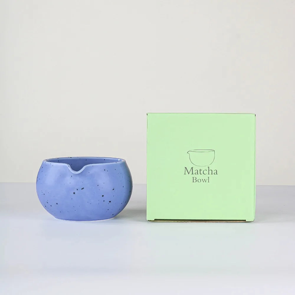 Variant image for Ceramic Matcha Bowl with Spout Traditional Japanese Design 13.5cm Green Tea Serving Chawan-3