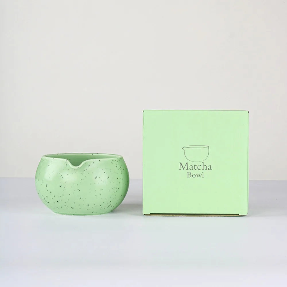 Variant image for Ceramic Matcha Bowl with Spout Traditional Japanese Design 13.5cm Green Tea Serving Chawan-5