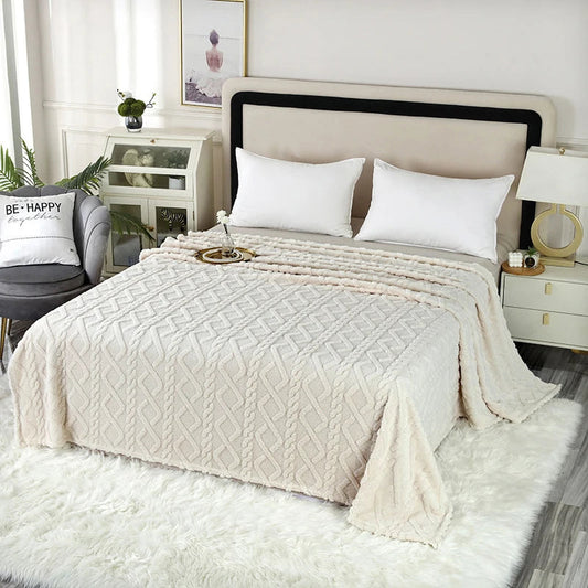 Braided Knit Blanket