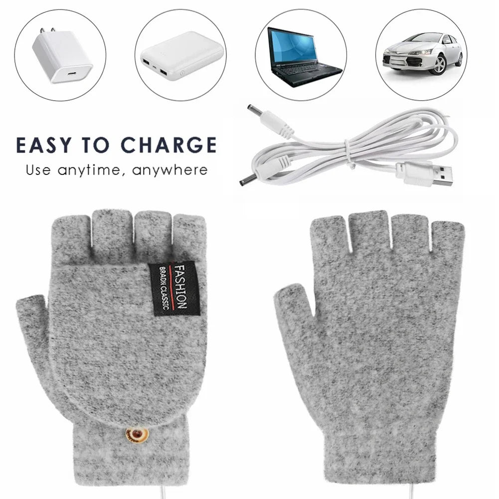 USB Rechargeable Heated Gloves